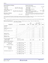 HI5812JIBZ-T Datasheet Page 3