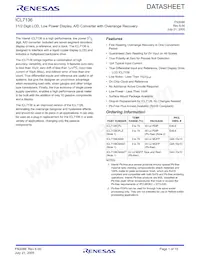 ICL7136CPL Datasheet Cover