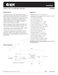 ICS501MT Datasheet Cover