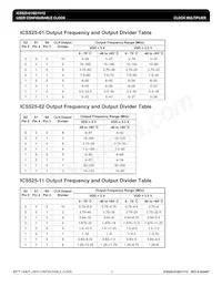 ICS525RI-11T Datasheet Page 3