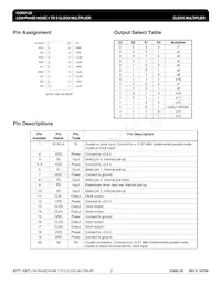 ICS601R-25T Datasheet Page 2