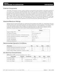 ICS601R-25T Datasheet Pagina 3