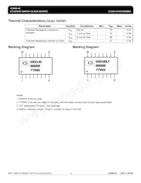 ICS650G-40T Datasheet Page 5