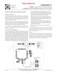 ICS8430BYI-71LFT Datenblatt Seite 11