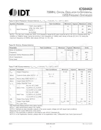 ICS8442AYILFT Datasheet Page 6
