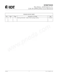 ICS873033AMLFT Datasheet Page 17