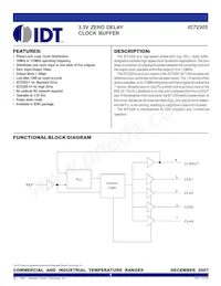 IDT2305-1HDCI8 Datenblatt Cover