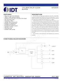 IDT2305A-1HDCI8 Datasheet Cover
