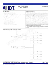 IDT2309A-1HPGI8 Datasheet Cover