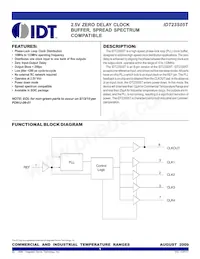 IDT23S05T-1DCI8 Datenblatt Cover