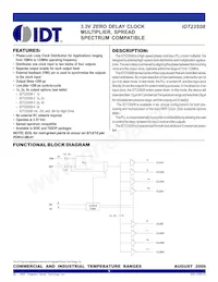 IDT23S08-5HPGG8 Datasheet Cover