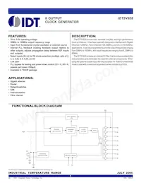 IDT5V928PGGI8 Datasheet Cover