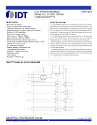 IDT5V995PFGI8 Datenblatt Cover