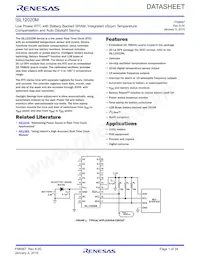ISL12020MIRZ-T Datasheet Cover