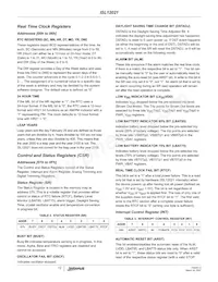 ISL12021CVZ Datasheet Page 12