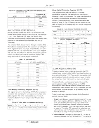 ISL12021CVZ Datasheet Page 16