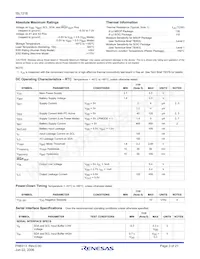 ISL1218IUZ-T Datasheet Page 3