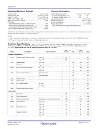 ISL267450IUZ-T Datasheet Page 5