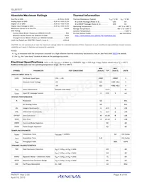 ISL267817IUZ-T Datasheet Page 4