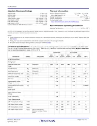 ISLA214S50IR1Z Datasheet Page 5