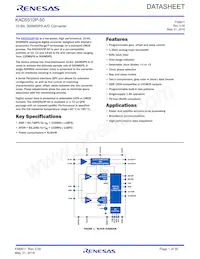 KAD5510P-50Q72 Datasheet Cover