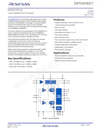 KAD5512P-50Q72 Datasheet Cover