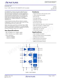 KAD5612P-21Q72 Datasheet Cover