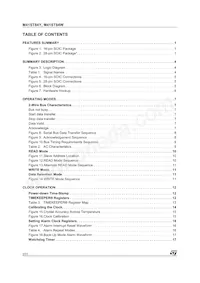 M41ST84WMQ6F數據表 頁面 2