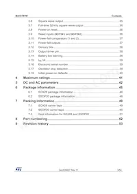 M41ST87YMX6TR Datasheet Page 3