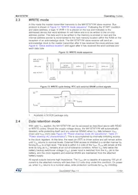 M41ST87YMX6TR Datasheet Page 17
