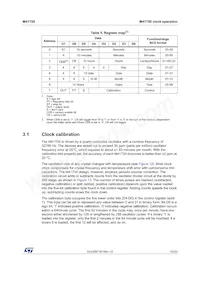 M41T00M6E Datasheet Pagina 15