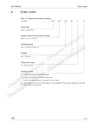 M41T00SC64MY6E Datasheet Page 17