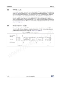 M41T01M6F Datasheet Page 12