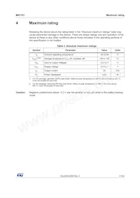 M41T01M6F Datasheet Page 17