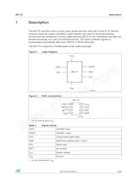 M41T0DS6F Datasheet Page 5