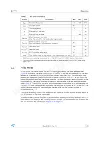 M41T11MH6E Datasheet Page 11