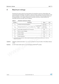 M41T11MH6E Datasheet Page 18