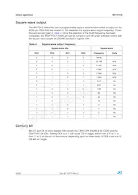 M41T81SMY6E Datasheet Page 20