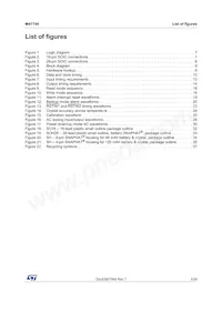 M41T94MQ6E Datasheet Page 5
