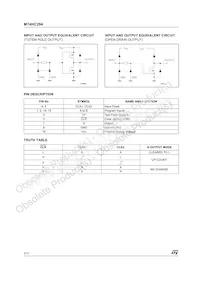 M74HC294RM13TR Datasheet Page 2