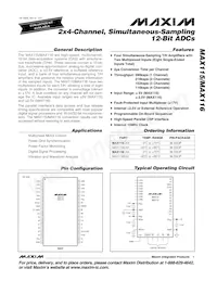 MAX115CAX+T Datenblatt Cover