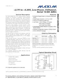 MAX149BMAP/PR Datasheet Cover