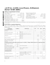 MAX149BMAP/PR Datasheet Page 2