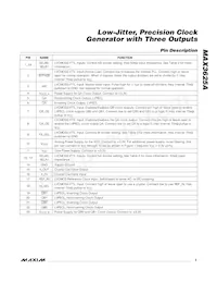 MAX3625ACUG2T Datasheet Page 5