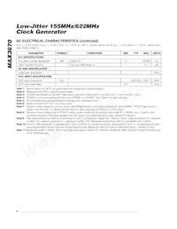 MAX3670EGJ-T Datasheet Page 4