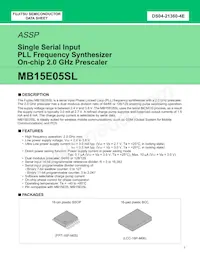 MB15E05SLPFV1-G-ER-6E1 Datasheet Copertura