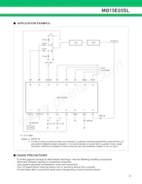 MB15E05SLPFV1-G-ER-6E1 Datasheet Page 21