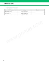 MB15E05SLPFV1-G-ER-6E1 Datasheet Page 22