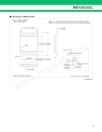 MB15E05SLPFV1-G-ER-6E1 데이터 시트 페이지 23