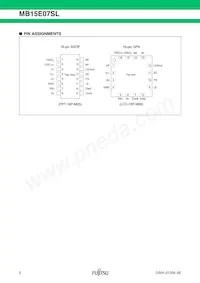 MB15E07SLPFV1-G-ER-6E1 Datasheet Page 2